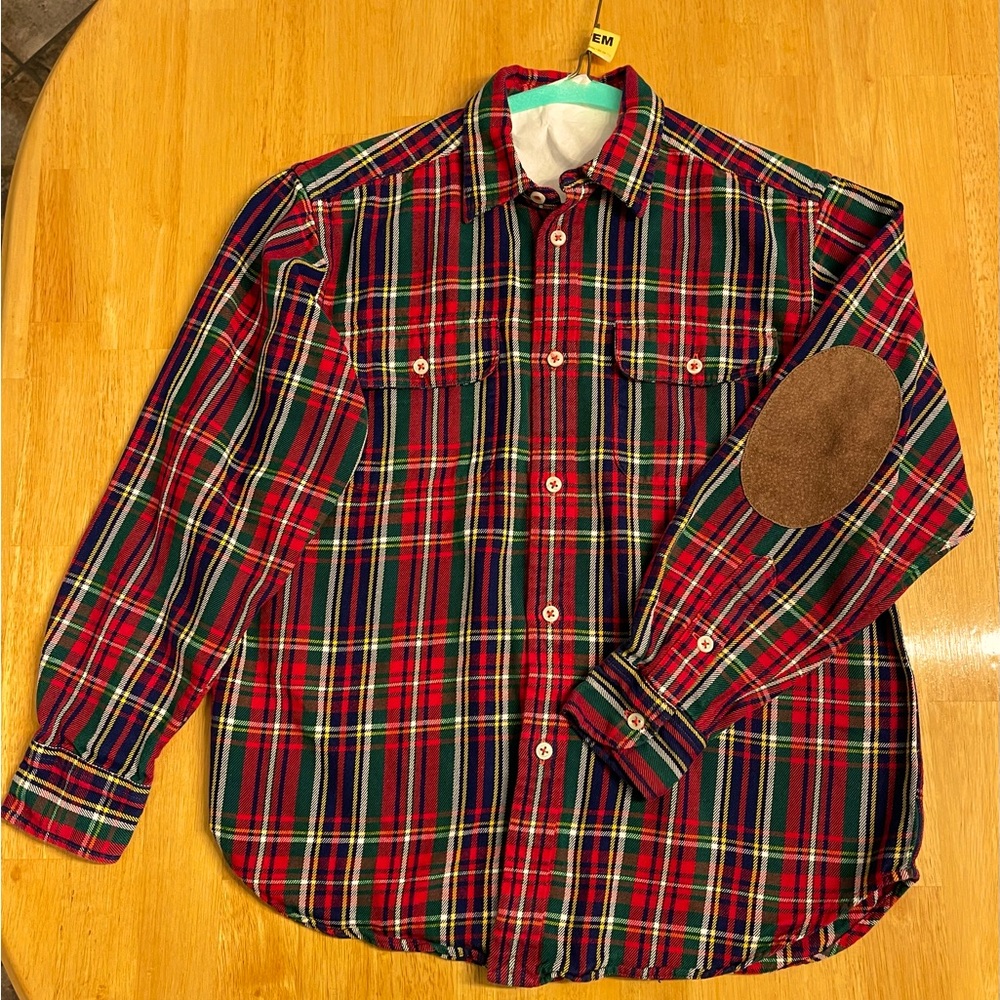 Ralph Lauren boys flannel button down. Great condition. Size 12/14(M)